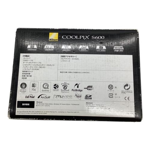 Nikon (ニコン) コンパクトデジタルカメラ COOLPIX S6000