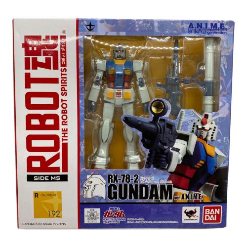 BANDAI (バンダイ) ガンプラ RX-78-2 ガンダム ver. A.N.I.M.E. ROBOT魂 ＜SIDE MS＞