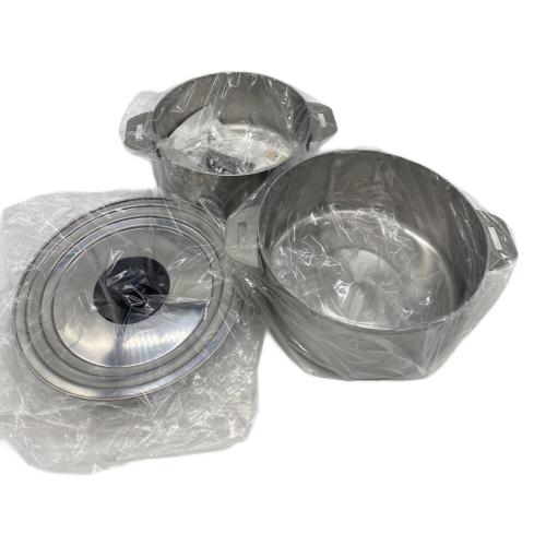 ヨシカワ 着脱式ハンドル鍋 2点セット IH対応 郷技