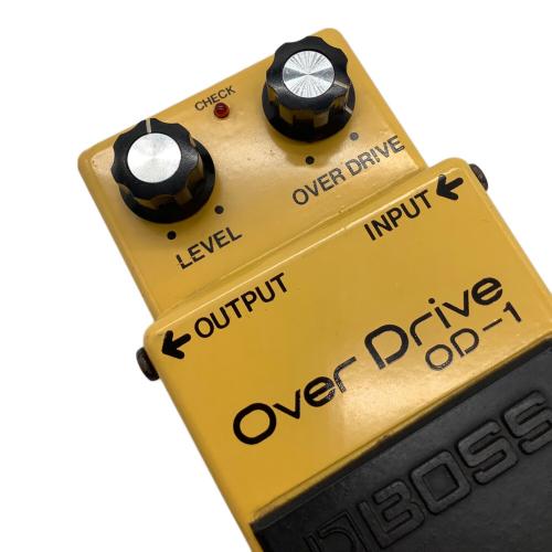 BOSS (ボス) エフェクター 8400 1979年製 スケルトンスイッチ 銀ネジオペアンプ:NEC製μpc4741c OVER DRIVE OD-1 動作確認済み