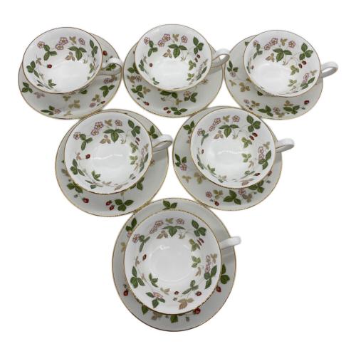 Wedgwood (ウェッジウッド) カップ&ソーサー ワイルドストロベリー 6Pセット
