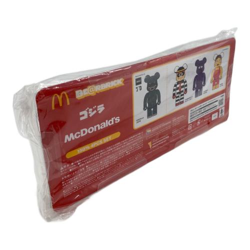 BEAR BRICK (ベアブリック) ゴジラ×MacDonald 150%【マクドナルド限定】 ゴジラＶＳマクドナルド４体セット