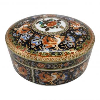 有田焼 (アリタヤキ) 蓋物 綿松梅