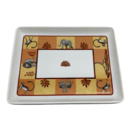 HERMES (エルメス) スクエアプレート オレンジ アフリカ