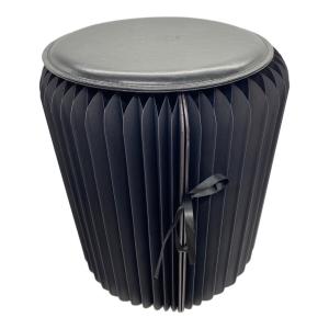 DuCote 折り畳みスツール クッション付【ブラック】