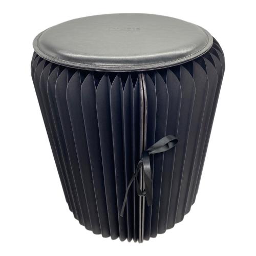 DuCote 折り畳みスツール クッション付【ブラック】