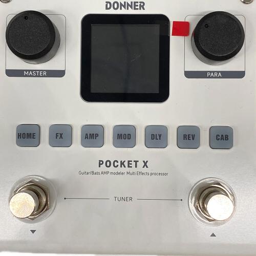 Donner (ドナー) マルチエフェクター POCKET X 動作確認済み
