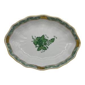 Herend (ヘレンド) プレート オーバルディッシュ アポニーグリーン