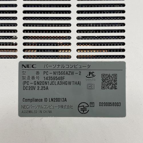 NEC (エヌイーシー) Lavie PC-N1566AZW-2