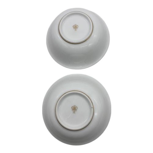 大倉陶園 (オオクラトウエン) モーニングセット ブルーローズ カップ&ソーサー2・ボウル2・プレート2