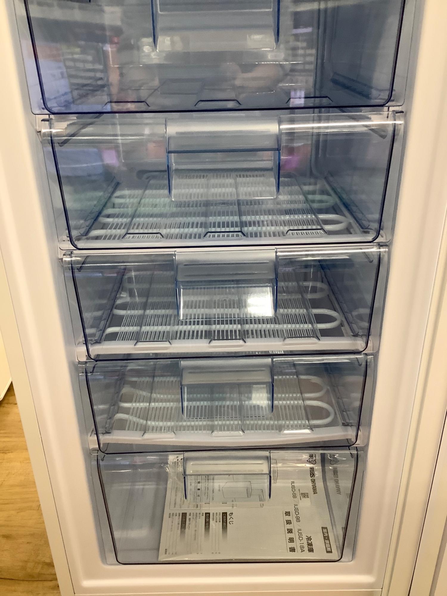 IRIS OHYAMA (アイリスオーヤマ) 1ドア冷凍庫 IUSD-18A-W 2025年製