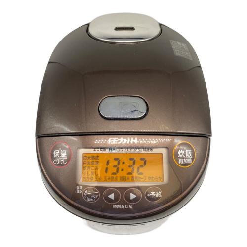 象印 (ゾウジルシ) 圧力IH炊飯ジャー NP-ZT18KS 2020年製 釜キズ有 1升(1.8L)