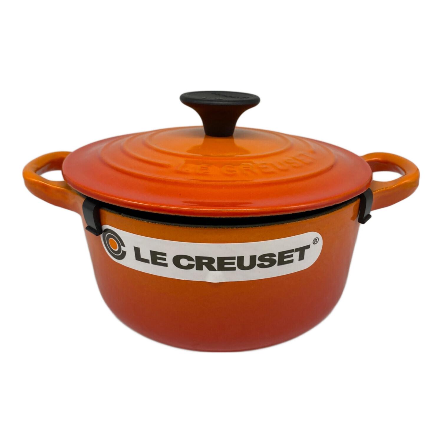 LE CREUSET オレンジ ココットロンド Amazon.co.jp: ル・クルーゼ(Le Creuset) 鋳物 ホーロー 鍋 ココット