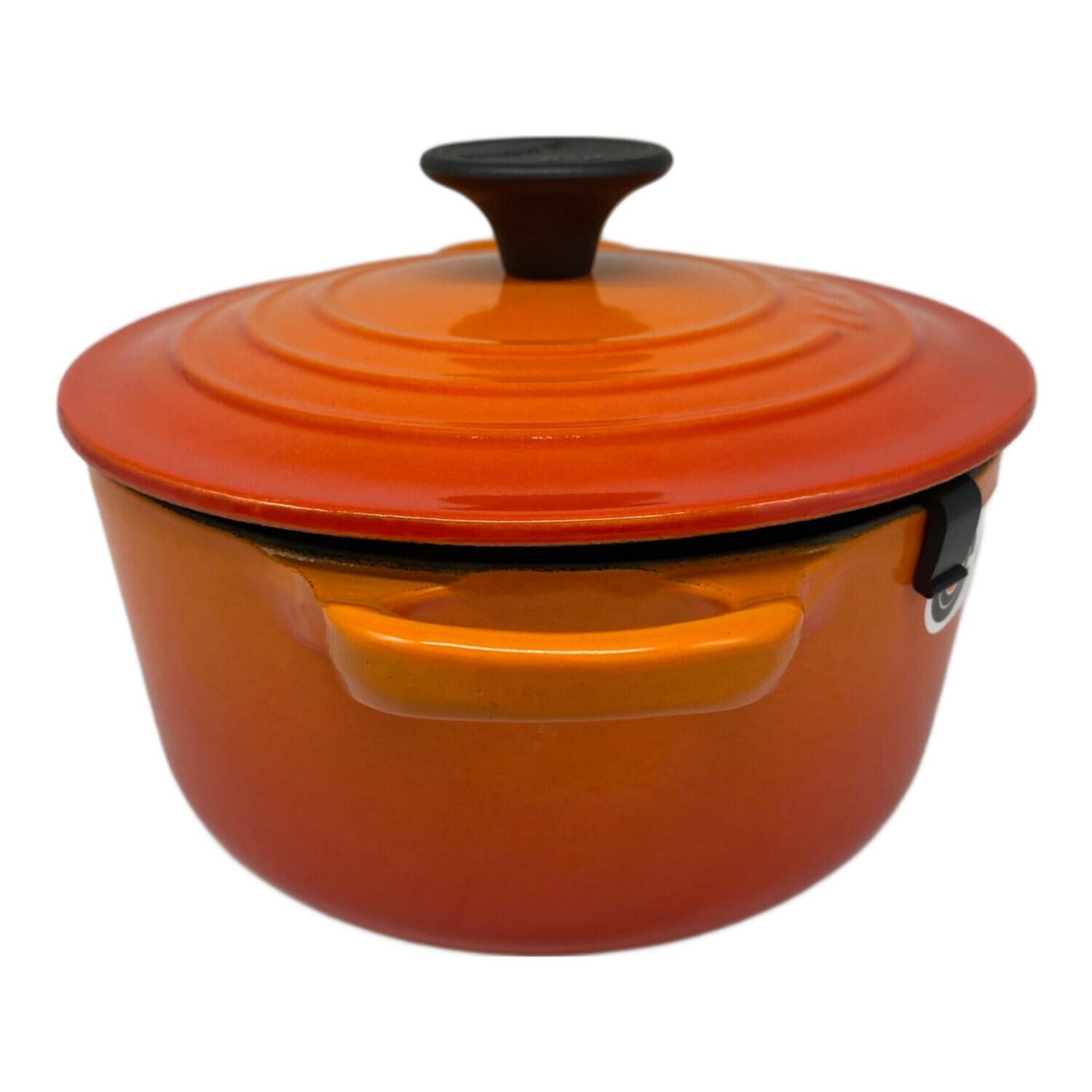 土日限定セール【新品未使用】LE CREUSETココットロンドオレンジ 20cm 楽天市場】ル・クルーゼ LE CREUSET ココット・ロンド 20cm オレンジ