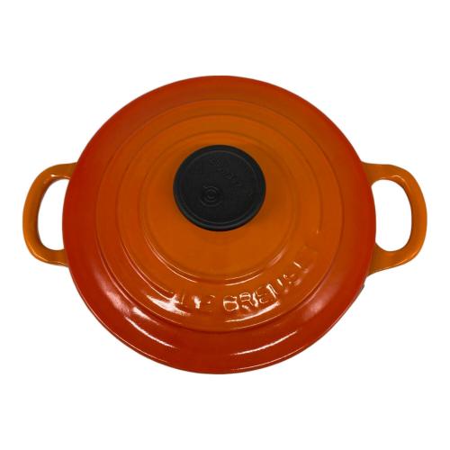 LE CREUSET (ルクルーゼ) ホーロー鍋 ココットロンド 16cm オレンジ