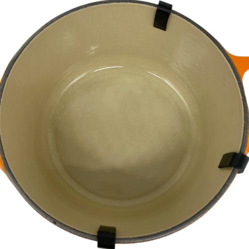 LE CREUSET (ルクルーゼ) ホーロー鍋 ココットロンド 16cm オレンジ