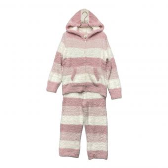 gelato pique (ジェラートピケ) パジャマセットアップ ピンク×ホワイト