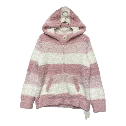 gelato pique (ジェラートピケ) パジャマセットアップ ピンク×ホワイト