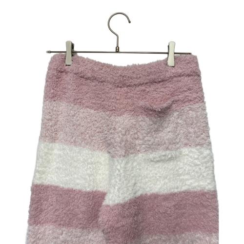 gelato pique (ジェラートピケ) パジャマセットアップ ピンク×ホワイト