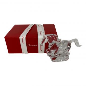 Baccarat (バカラ) 置物 箱付き いななく馬 クリスタルガラス