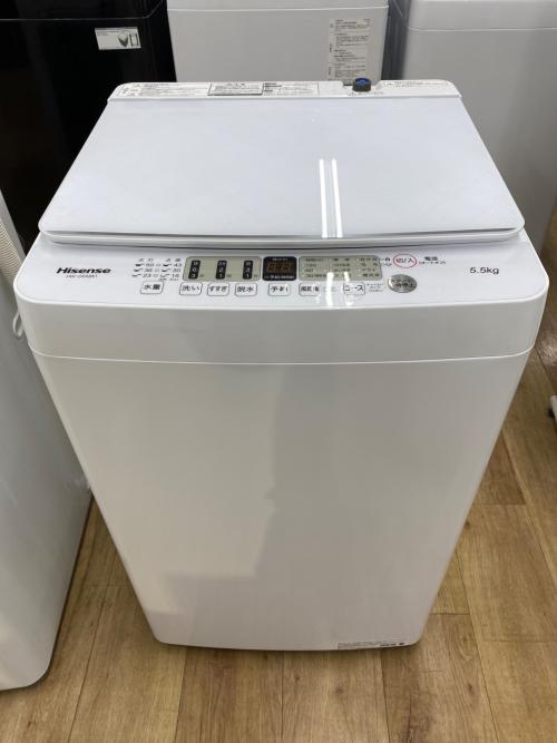 Hisense (ハイセンス) 全自動洗濯機 HW-G55BK1 2023年製