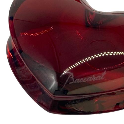 Baccarat (バカラ) ペーパーウェイト ハート 箱内部ハガレ有