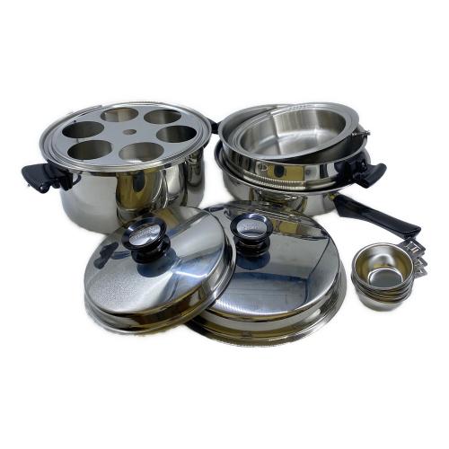 AMWAY QUEEN (アムウェイクィーン) シチューパンセット MULTI-PLY 18/8 ステンレス USA製 シルバー