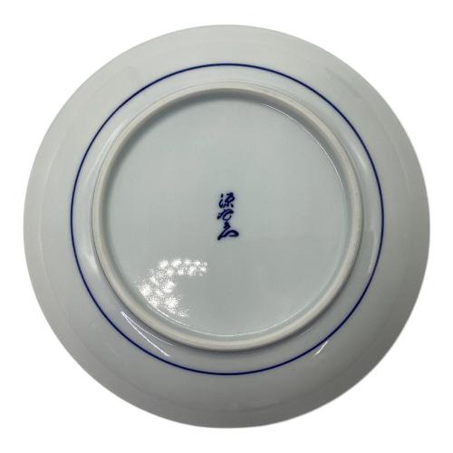 源右衛門窯 (ゲンエモンガマ) カップ&ソーサー 染錦枝梅文