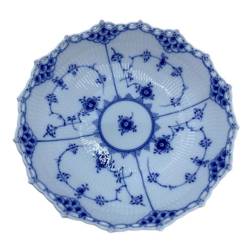 ROYAL COPENHAGEN (ロイヤル・コペンハーゲン) ケーキディッシュ ブルーフルーテッド・フルレース