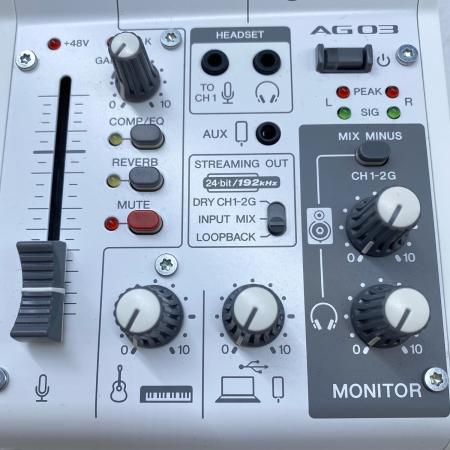 YAMAHA(ヤマハ) AG03MK2 オーディオインターフェイス|トレファクONLINE YAMAHA(ヤマハ) AG03MK2 オーディオインターフェイス|トレファクONLINE