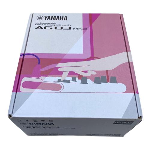  YAMAHA(ヤマハ)　AG03MK2　オーディオインターフェイス