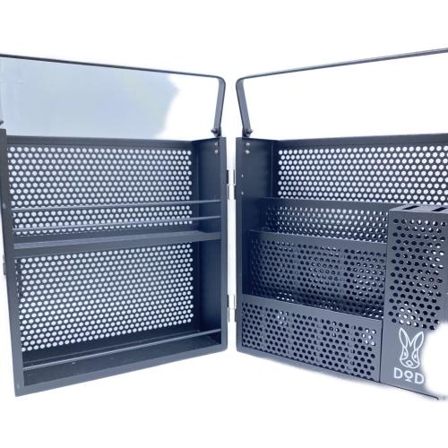 DOD シェフレルシェルフ　メッシュ収納ケース ブラック DOD (ディーオーディー) 収納ケース シェフレルシェルフ ブラック