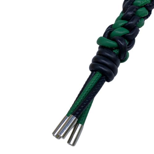 CRISTY FOLD KNOT CHARM メンズ グリーン×ブラック