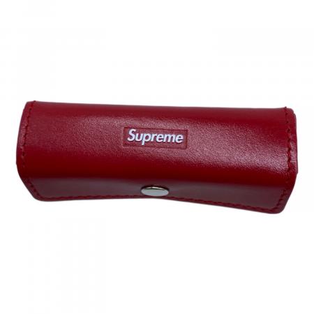 SUPREME (シュプリーム) サイコロセット レザーケース レッド