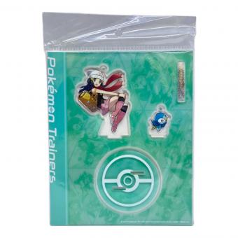 Pokemon Center (ポケモンセンター) ヒカリ＆ポッチャマ アクリルスタンドキーホルダー Pokemon Trainers 「ポケットモンスター」 ポケモンセンター限定 ポケモングッズ