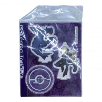 Pokemon Center (ポケモンセンター) シロナ＆ガブリアス アクリルスタンドキーホルダー Pokemon Trainers 「ポケットモンスター」 ポケモンセンター限定 ポケモングッズ