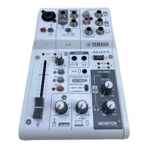 YAMAHA (ヤマハ) ライブストリーミングミキサー AG03MK2 2023年製
