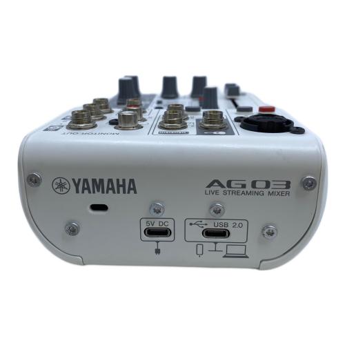 YAMAHA (ヤマハ) ライブストリーミングミキサー AG03MK2 2023年製