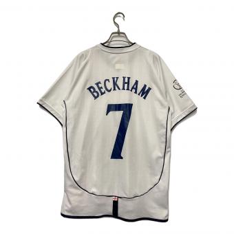 イングランド代表 (イングランドダイヒョウ) サッカーユニフォーム 2002年ワールドカップ メンズ SIZE XL ホワイト