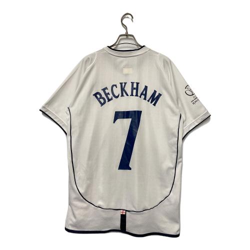 イングランド代表 (イングランドダイヒョウ) サッカーユニフォーム 2002年ワールドカップ メンズ SIZE XL ホワイト