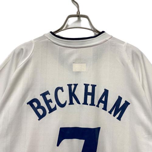 イングランド代表 (イングランドダイヒョウ) サッカーユニフォーム 2002年ワールドカップ メンズ SIZE XL ホワイト