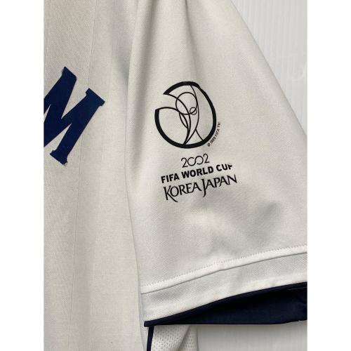 イングランド代表 (イングランドダイヒョウ) サッカーユニフォーム 2002年ワールドカップ メンズ SIZE XL ホワイト