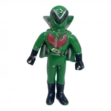 ポピー 秘密戦隊ゴレンジャー アオレンジャー レトロソフビ 剥がれ有 ポピー 秘密戦隊ゴレンジャー アオレンジャー レトロソフビ 剥がれ有