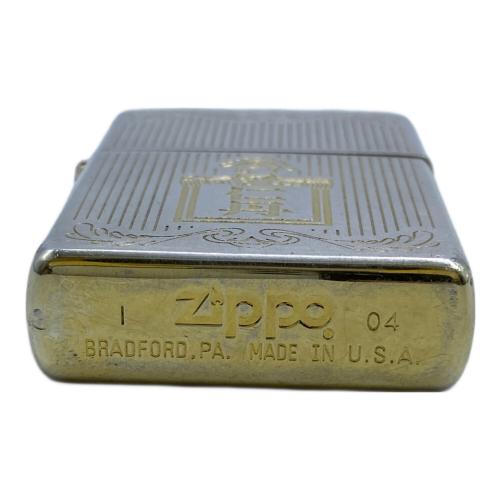 ZIPPO (ジッポ) オイルライター 2004年製 森下仁丹100周年記念