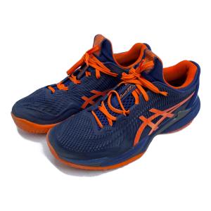 asics (アシックス) テニスシューズ COURT FF 3 OC メンズ SIZE 68.5cm (W27) ネイビー
