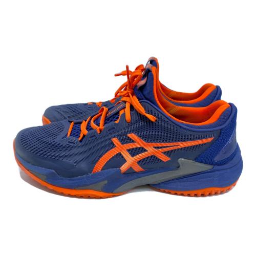 asics (アシックス) テニスシューズ COURT FF 3 OC メンズ SIZE 68.5cm (W27) ネイビー