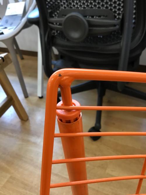 IKEA (イケア) ワイヤーチェア 298 オレンジ SKALBODA