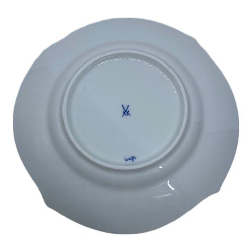 Meissen (マイセン) カップ&ソーサー カップ裏面スレ有 波の戯れホワイト