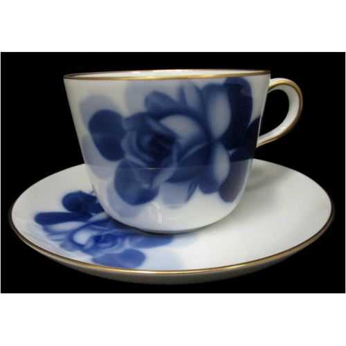 OKURA (オオクラ) カップ&ソーサー 未使用品 ブルーローズ