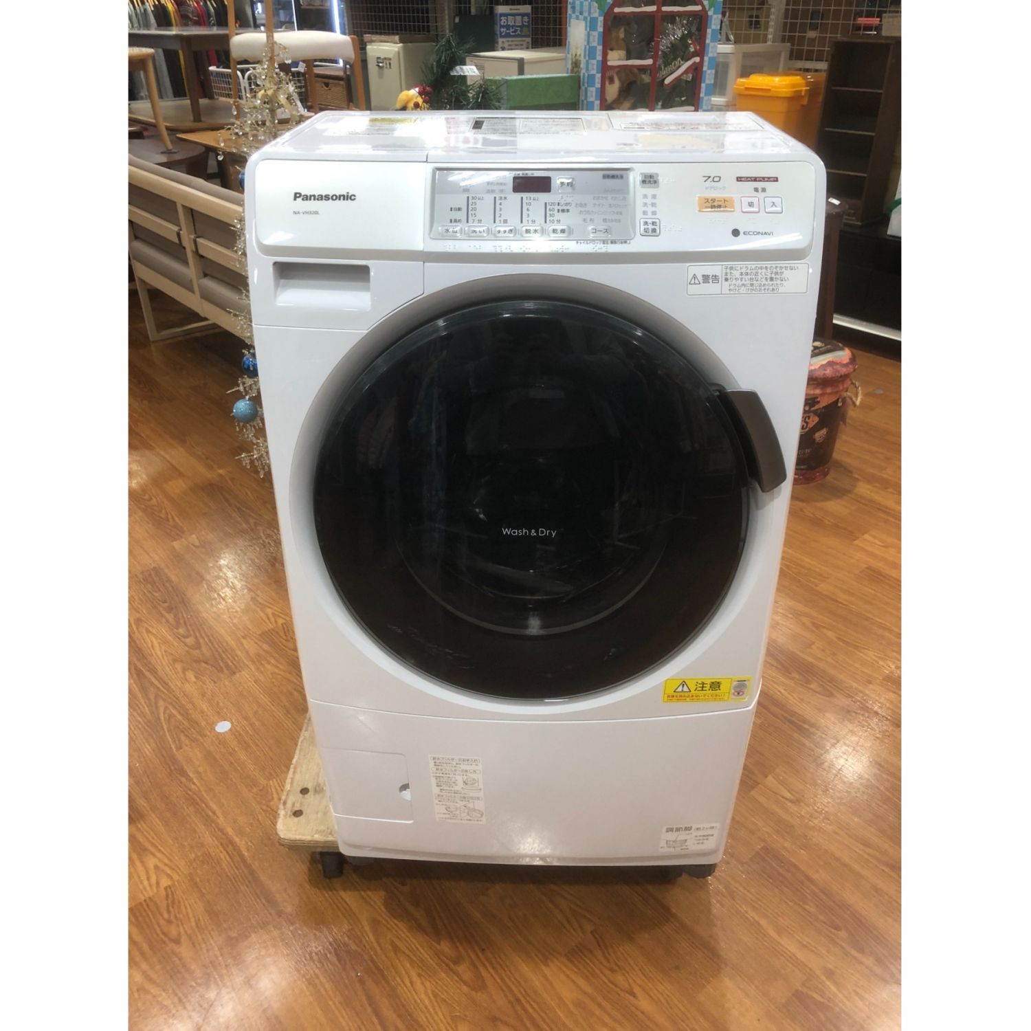 工場直販激安 Panasonic　ドラム式洗濯乾燥機　NA-VD110L-W 洗濯機